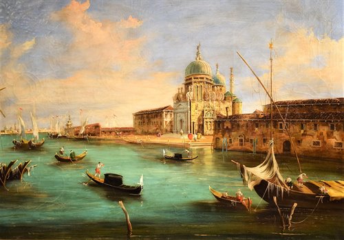 "Venezia, la laguna e la chiesa della Salute"